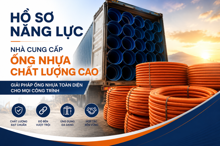 Hồ sơ năng lực nhà cung cấp ống nhựa cần có những gì?